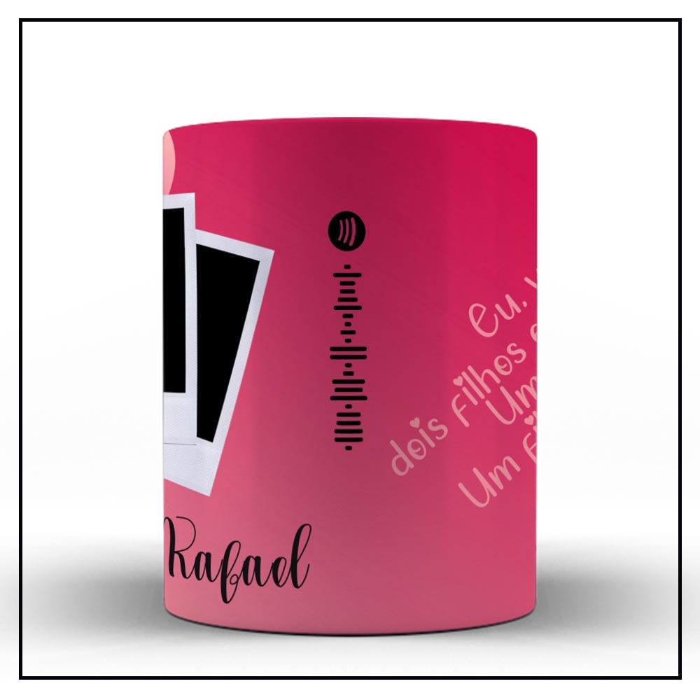 Caneca de Cerâmica Dia dos Namorados Musical - Imagem 3