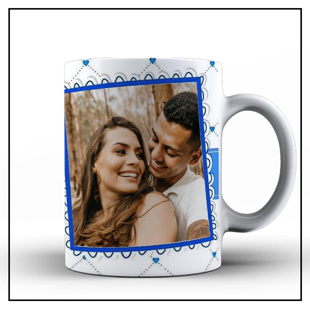 Caneca de Cerâmica Dia dos Namorados Declaração - Imagem 2