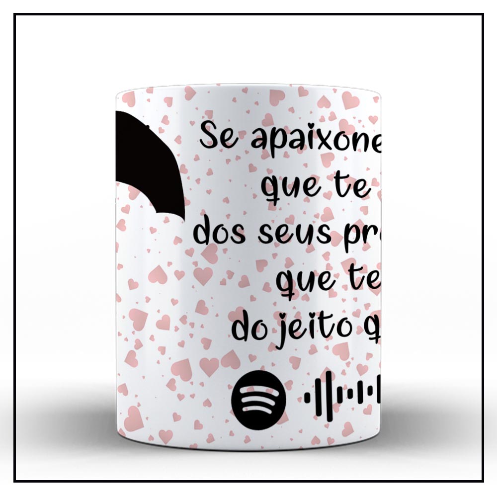 Caneca de Cerâmica Dia dos Namorados Spotify Musical 12 - Imagem 3