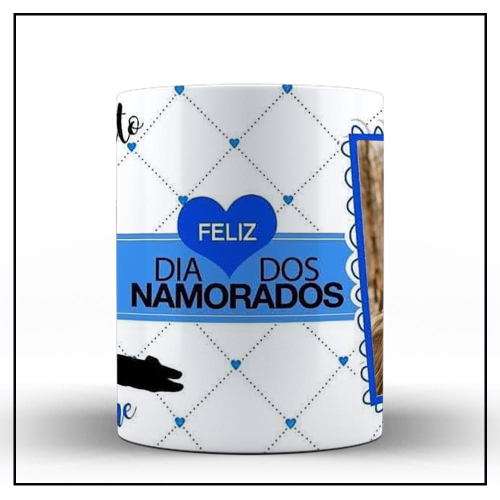 Caneca de Cerâmica Dia dos Namorados Declaração - Imagem 3