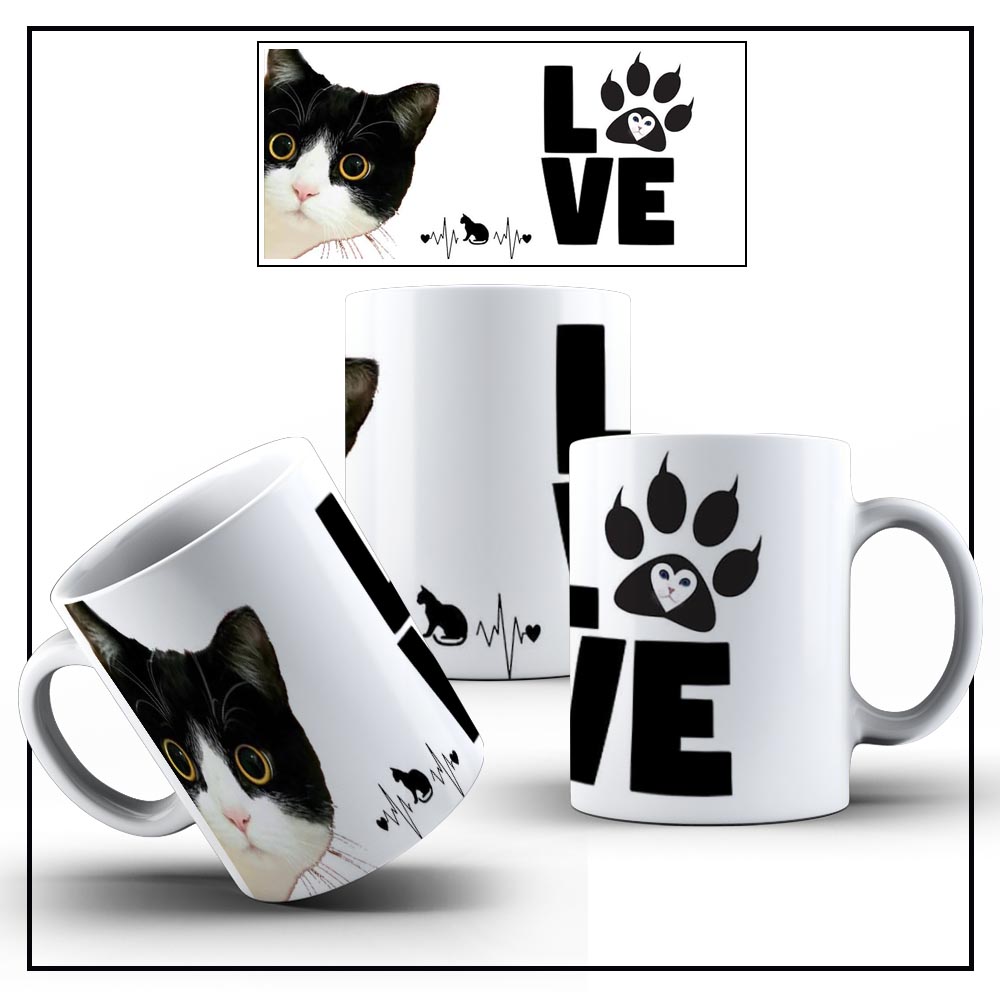 Caneca de Cerâmica Gato - Imagem 4